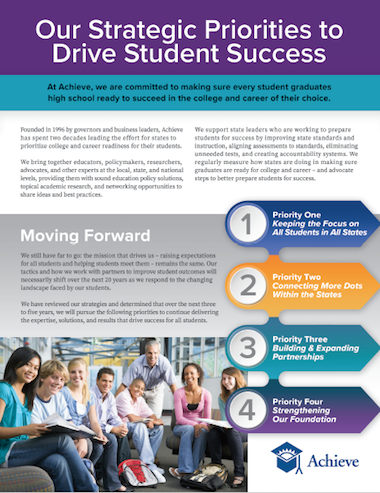 Our Strategic Priorities to Drive Student Success