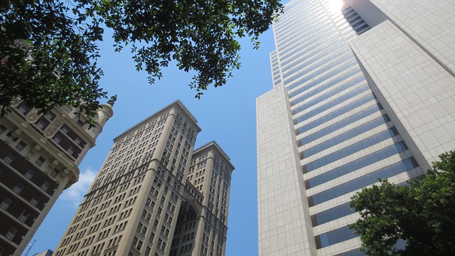 A picture of buildings in Dallas.